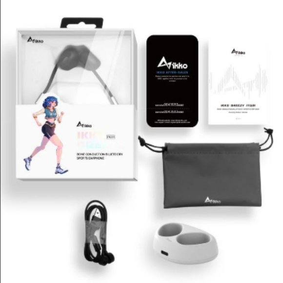 iKKO ITG01 Bone Conduction Wireless Headphones (White) - Picture 4 of 6